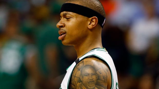 Thomas during the Cavaliers’ 130-86 win over the Celtics in Game 2 of the Eastern Conference finals on May 19, 2017.